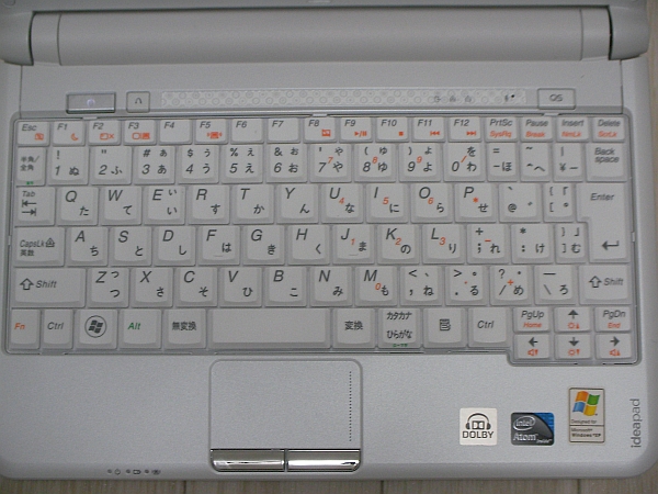 IdeaPad S10-2のキーボード配列